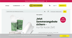Desktop Screenshot of praxis-discount.de